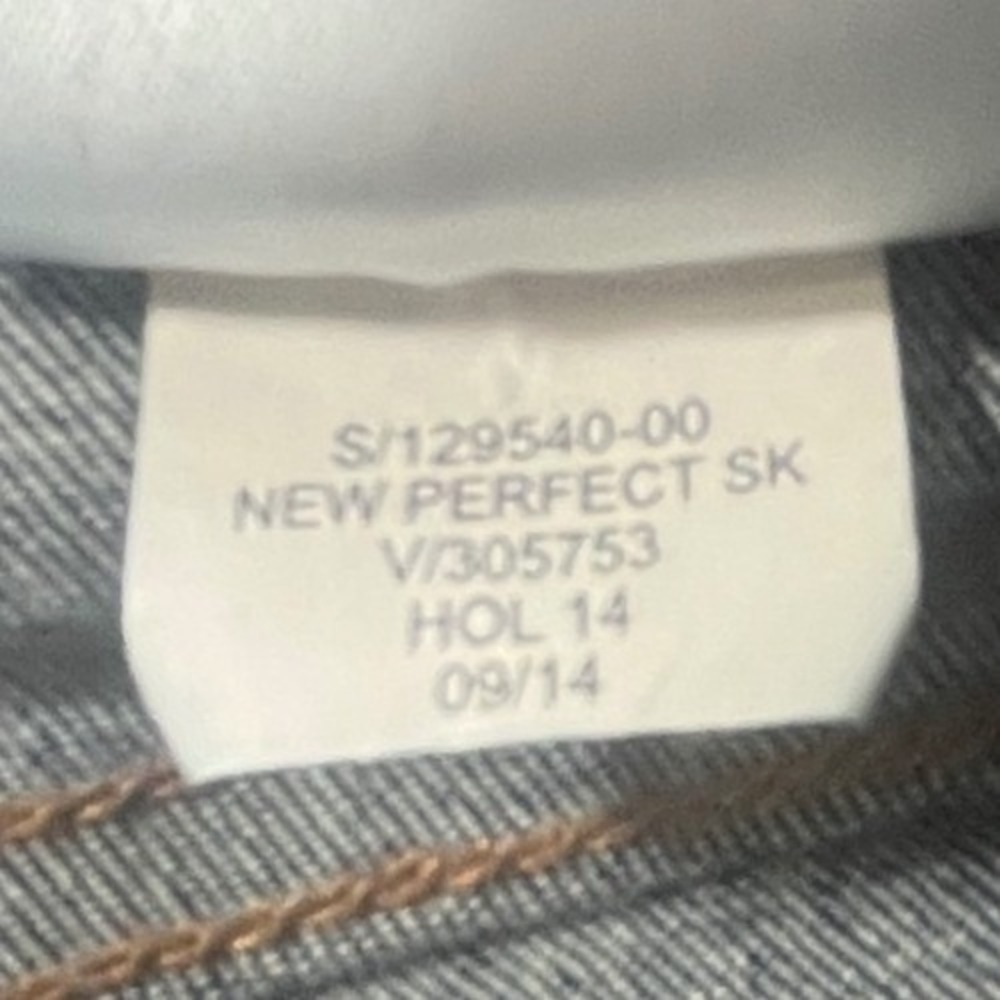 Banana Republic New Perfect Skinny Jeans Womens 27 Dark Wash Denim Belt Flaw GUC - Picture 6 of 10